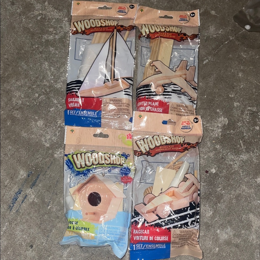 Woodshop Craft Kits Set